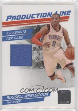 2010-11 Donruss - Production Line - Materials #48 - Russell Westbrook /399