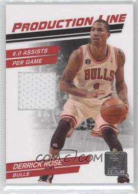 2010-11 Donruss - Production Line - Materials #52 - Derrick Rose /399