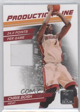 2010-11 Donruss - Production Line - Materials #9 - Chris Bosh /399