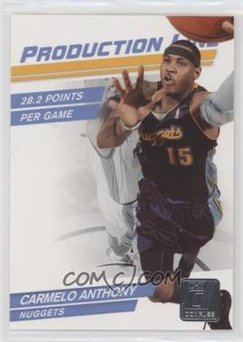 2010-11 Donruss - Production Line #3 - Carmelo Anthony /999