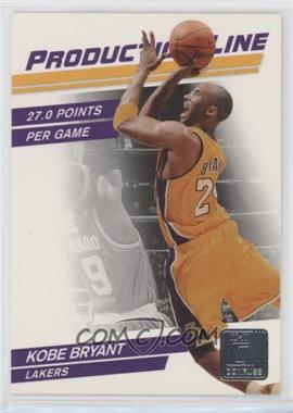 2010-11 Donruss - Production Line #4 - Kobe Bryant /999