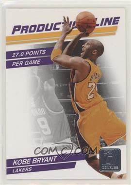 2010-11 Donruss - Production Line #4 - Kobe Bryant /999