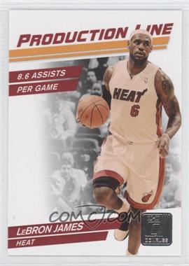 2010-11 Donruss - Production Line #46 - LeBron James /999