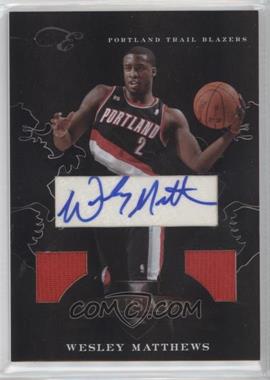 2010-11 Elite Black Box - Crusade - Memorabilia Signatures #89 - Wesley Matthews /25