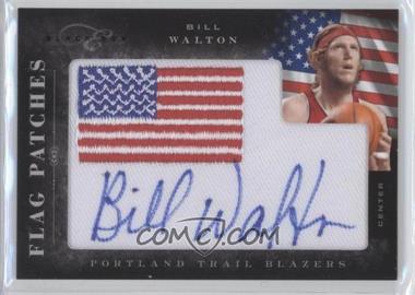 2010-11 Elite Black Box - Flag Patches Autographs #49 - Bill Walton /25
