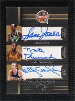 Billy Cunningham, Nate Thurmond, Sam Jones #/49