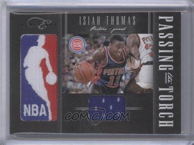 2010-11 Elite Black Box - Passing the Torch - Memorabilia #42 - Isiah Thomas, Ben Gordon /99