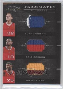 2010-11 Elite Black Box - Teammates - Prime Memorabilia #2 - Mo Williams, Blake Griffin, Eric Gordon /49