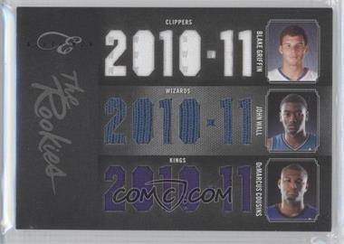 2010-11 Elite Black Box - The Rookies Triple - Memorabilia #1 - Blake Griffin, John Wall, DeMarcus Cousins /49