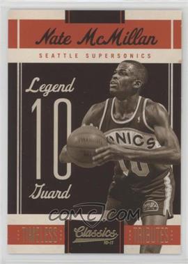 2010-11 Panini Classics - [Base] - Timeless Tributes Gold #105 - Legends - Nate McMillan /100