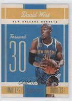 David West #/25