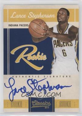 2010-11 Panini Classics - [Base] #174 - Rookie Signatures - Lance Stephenson /699