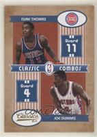 Isiah Thomas, Joe Dumars #/100