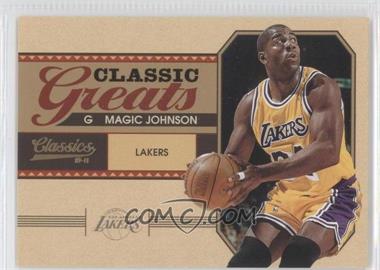 2010-11 Panini Classics - Classic Greats - Gold #6 - Magic Johnson /100