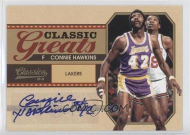 2010-11 Panini Classics - Classic Greats - Signatures #26 - Connie Hawkins /99