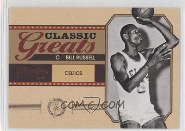 2010-11 Panini Classics - Classic Greats #1 - Bill Russell