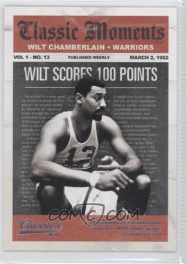 2010-11 Panini Classics - Classic Moments - Platinum #01 - Wilt Chamberlain /25