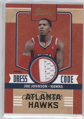 2010-11 Panini Classics - Dress Code - Jerseys Prime #23 - Joe Johnson /25