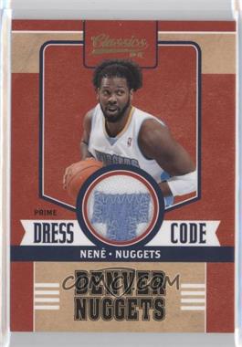 2010-11 Panini Classics - Dress Code - Jerseys Prime #3 - Nene /10