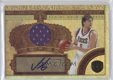 2010-11 Panini Gold Standard - Gold Crowns - Memorabilia Signatures #7 - Andrew Bogut /199