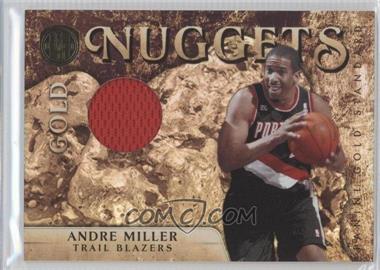 2010-11 Panini Gold Standard - Gold Nuggets - Memorabilia #36 - Andre Miller /199