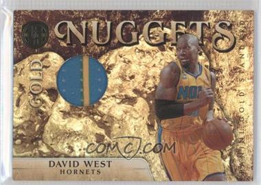 2010-11 Panini Gold Standard - Gold Nuggets - Memorabilia #40 - David West /199