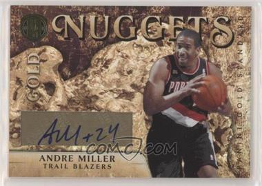 2010-11 Panini Gold Standard - Gold Nuggets - Signatures #36 - Andre Miller /99