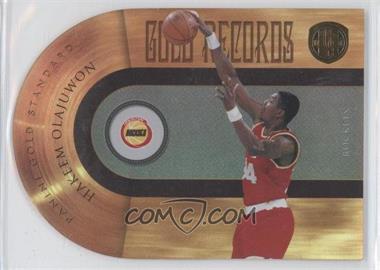 2010-11 Panini Gold Standard - Gold Records #4 - Hakeem Olajuwon /299