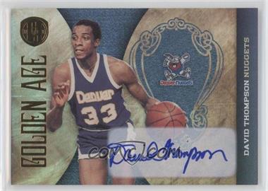 2010-11 Panini Gold Standard - Golden Age - Signatures #15 - David Thompson /99