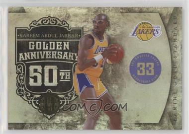 2010-11 Panini Gold Standard - Golden Anniversary #1 - Kareem Abdul-Jabbar /299