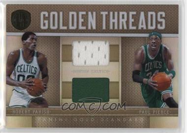 2010-11 Panini Gold Standard - Golden Threads - Memorabilia #8 - Robert Parish, Paul Pierce /299