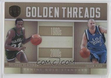 2010-11 Panini Gold Standard - Golden Threads #5 - Rolando Blackman, Jason Kidd /299