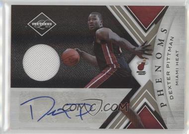 2010-11 Panini Limited - [Base] #162 - Phenoms - Dexter Pittman /249