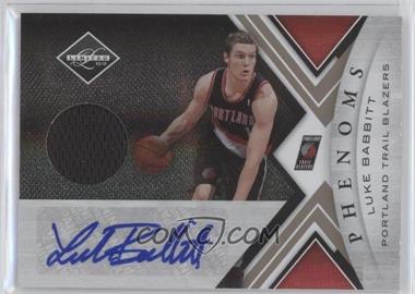 2010-11 Panini Limited - [Base] #180 - Phenoms - Luke Babbitt /249