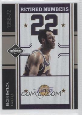 2010-11 Panini Limited - Retired Numbers #4 - Elgin Baylor /149