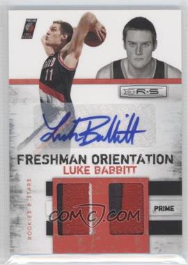 2010-11 Panini Rookies & Stars - Freshman Orientation Materials - Prime Signatures #15 - Luke Babbitt /10