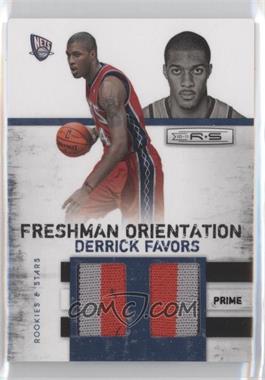 2010-11 Panini Rookies & Stars - Freshman Orientation Materials - Prime #3 - Derrick Favors /49