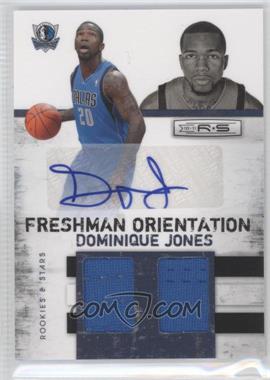 2010-11 Panini Rookies & Stars - Freshman Orientation Materials - Signatures #23 - Dominique Jones /49