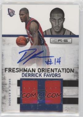 2010-11 Panini Rookies & Stars - Freshman Orientation Materials - Signatures #3 - Derrick Favors /49