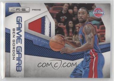 2010-11 Panini Rookies & Stars - Game Garb Prime Materials #2 - Ben Gordon /49