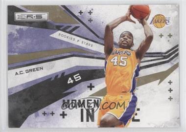 2010-11 Panini Rookies & Stars - Moments in Time - Gold #10 - A.C. Green /499