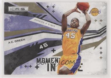 2010-11 Panini Rookies & Stars - Moments in Time - Gold #10 - A.C. Green /499