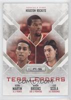 Kevin Martin, Aaron Brooks, Luis Scola #/499