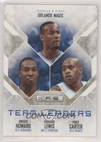 Dwight Howard, Rashard Lewis, Vince Carter #/499