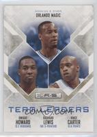 Dwight Howard, Rashard Lewis, Vince Carter #/499