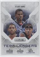 Al Horford, Joe Johnson, Josh Smith #/199