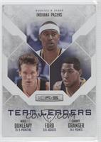 Mike Dunleavy, T.J. Ford, Danny Granger #/199