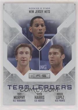 2010-11 Panini Rookies & Stars - Team Leaders - Holofoil #18 - Troy Murphy, Devin Harris, Brook Lopez /199