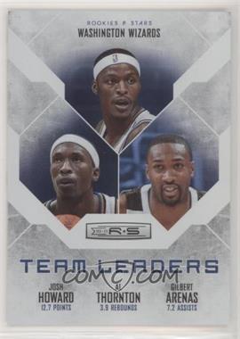 2010-11 Panini Rookies & Stars - Team Leaders - Holofoil #30 - Al Thornton, Gilbert Arenas, Josh Howard /199