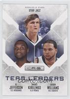 Al Jefferson, Andrei Kirilenko, Deron Williams